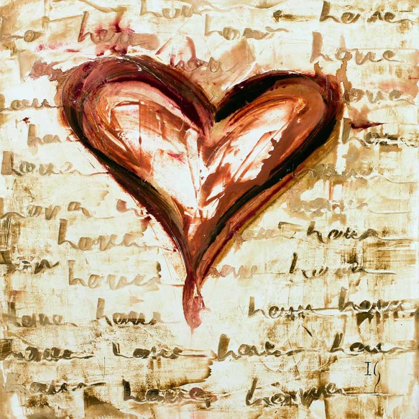 Buy Love And Heart Paintings On Canvas Ivan Guaderrama Art Gallery